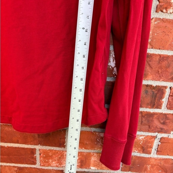 Abercrombie & Fitch Muscle Youth XL Red Long Sleeve Pullover Shirt - Picture 6 of 7